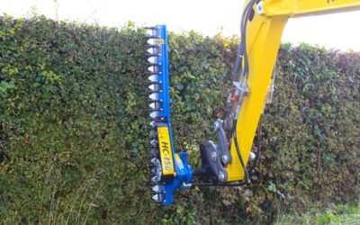 Using the HC Series Hedgecutters